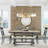 Lancaster Solid Wood Trestle Dining Table
