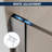 36”W*72”H Frameless Shower Screen with 8mm Frosted Glass, Easy to Clean-111995123
