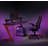 Amoll Metal Base Computer Desk-1703504637