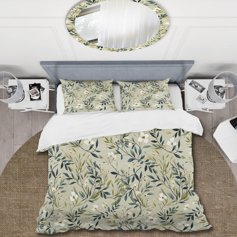 Ensemble de housse de couette Hongan, Housse de couette simple + 1 taie décorative stan