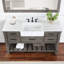 Ensemble de meuble-lavabo simple 60 "avec miroir Villareal-1859752350