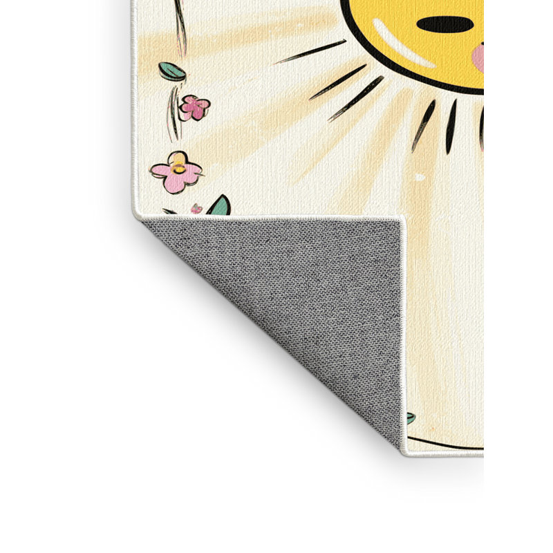 Tapis pour chambre de bébé Zoomie Kids, Rectangulaire 2 pi x 3 pi