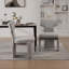 Ensemble de 2 chaises d'appoint modernes rembourrées avec dossier courbé et pieds en bois-1683301362