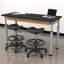 Ensemble de table rectangulaire et de chaises Uplift-93632239-93632246