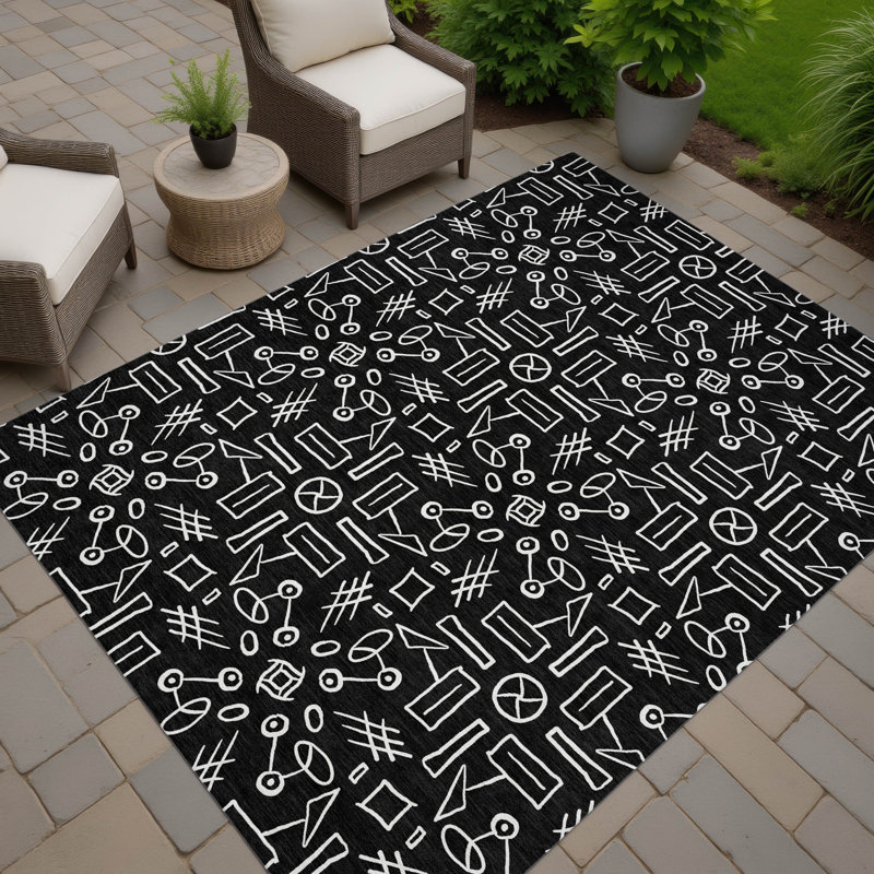 Machine Washable Indoor/Outdoor Chantille ACN2825 Kids Rug, 5' x 7'6"