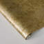 Papier peint adhésif doré délavé, feuille d'or délavé, 20,5 po x 33 pi