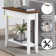 Carbin 24" Tall End Table with Shelf