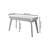 Wave 53,54" Rectangular Writing Desk 2 Drawers 