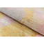Abstract Area Rug in Pink/Gold