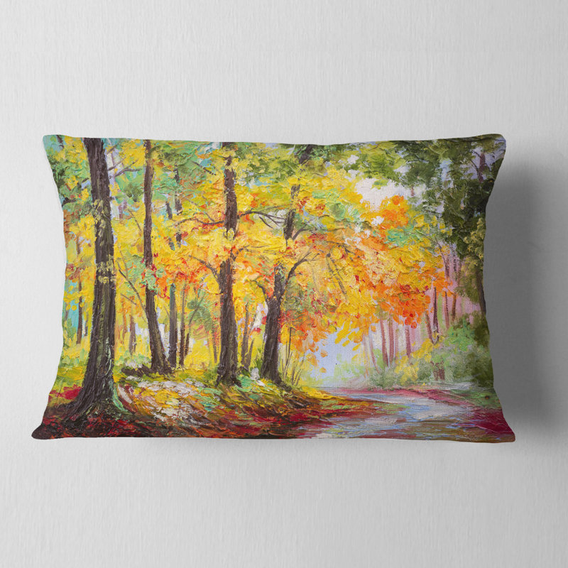 Coussin lombaire Landscape Autumn Forest