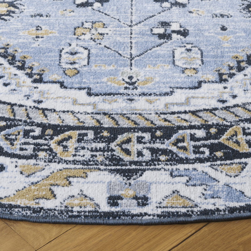Bayside 118 Performance Oriental Rug, Round 6'7"