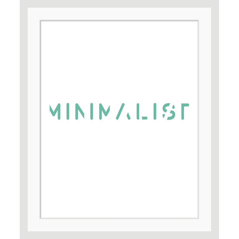 Minimalist - Single Picture Frame Print
