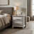 Claypoole 23” H Transitional White Solid Wood 2 Drawer Nightstand-1827523324
