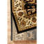 5 pi 3 po Tapis en polypropylène noir X 7 avec motif traditionnel intégral pour une ambiance chaleureuse