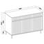 Cevyn 148.6cm Sideboard-582423049