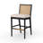 Antonia Cane Armless Stool