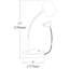 Lampe de bureau 14 po Andrea-31794357