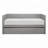 Faux Leather Upholstered Daybed with Trundle-282809312
