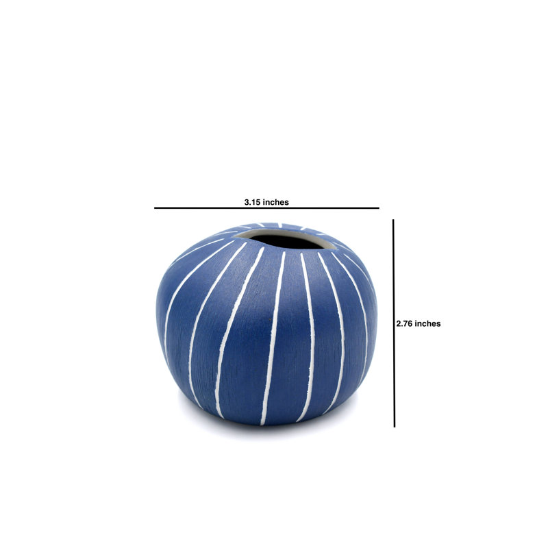 Vase de table Aurora-Leigh, Bleu