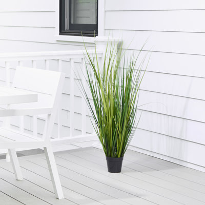 48"UV Potted Blade Grass