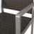 Outdoor 29.50" Rust-Proof Aluminum Barstools With Pe Rattan Seat And Backrest, Set Of 2, Silver & Grey