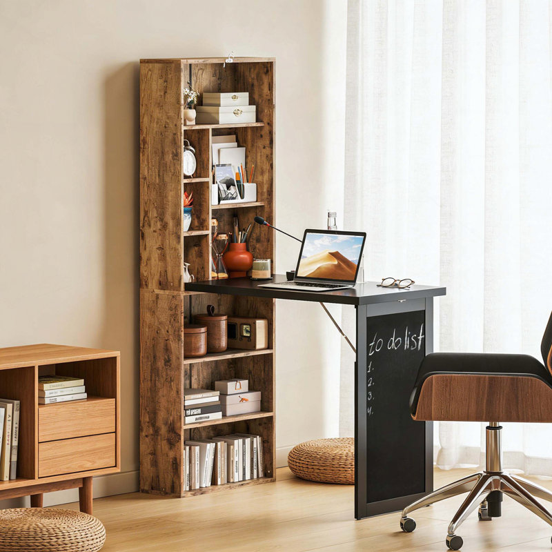 Bureau convertible pliable avec tableau noir