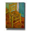«Van Gogh's Chair» par Vincent Van Gogh, art mural sur toile giclée-1966205448