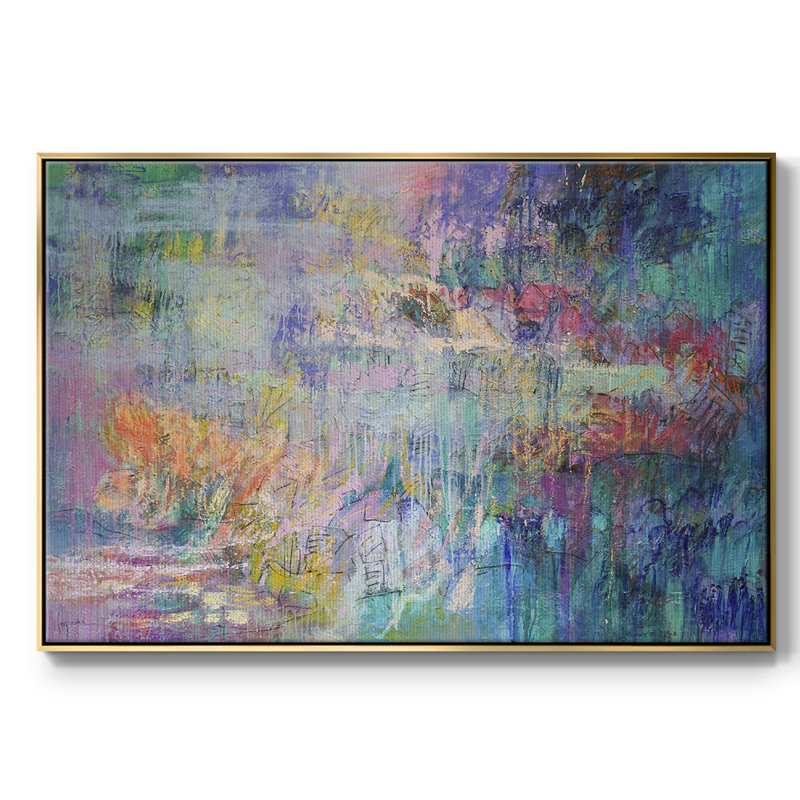 Vespers, reproduction d'art sur toile, H 27 po x l 41 po x P 2 po, Or