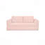 Canapé-lit pliant convertible 2-en-1, canapé-lit en velours côtelé moderne avec 2 * coussins, canapé-lit modulaire sans dossier avec lit escamotable, canapé-lit pliant pour salon-1373987464-1373987475-1373987484