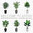 Artificial Palm Tree 5FT - Fake Tree With Black Tall Planter - Faux Tropical Areca Floor Plant In Pot - Artificial Silk Plant For Home Office Living Room Decor Indoor