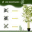 Bambou artificiel en pot 47,2 po