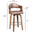 Tabouret de bar pivotant Mid-Century