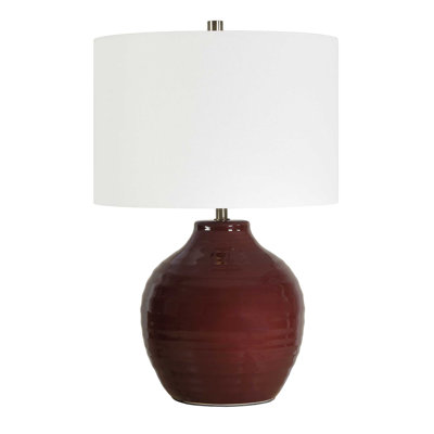 Jolia Textured Ceramic Table Lamp
