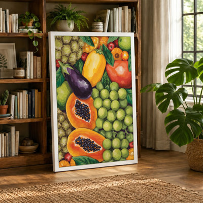 Garden Harvest Modern - Wrapped Canvas