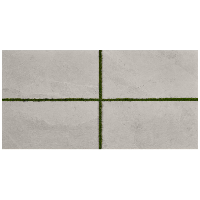 Carreaux de sol en porcelaine mat LimeTech 23,62 po x 47,24 po (7,74 pi² / chacun), Blanc craie