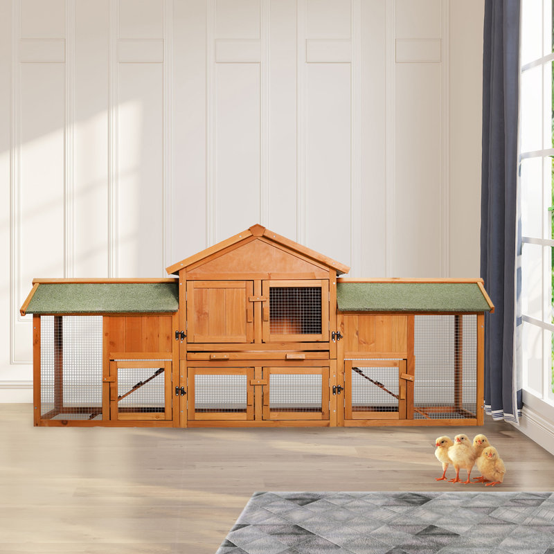 Deniqua Weather Resistant Rabbit Hutch