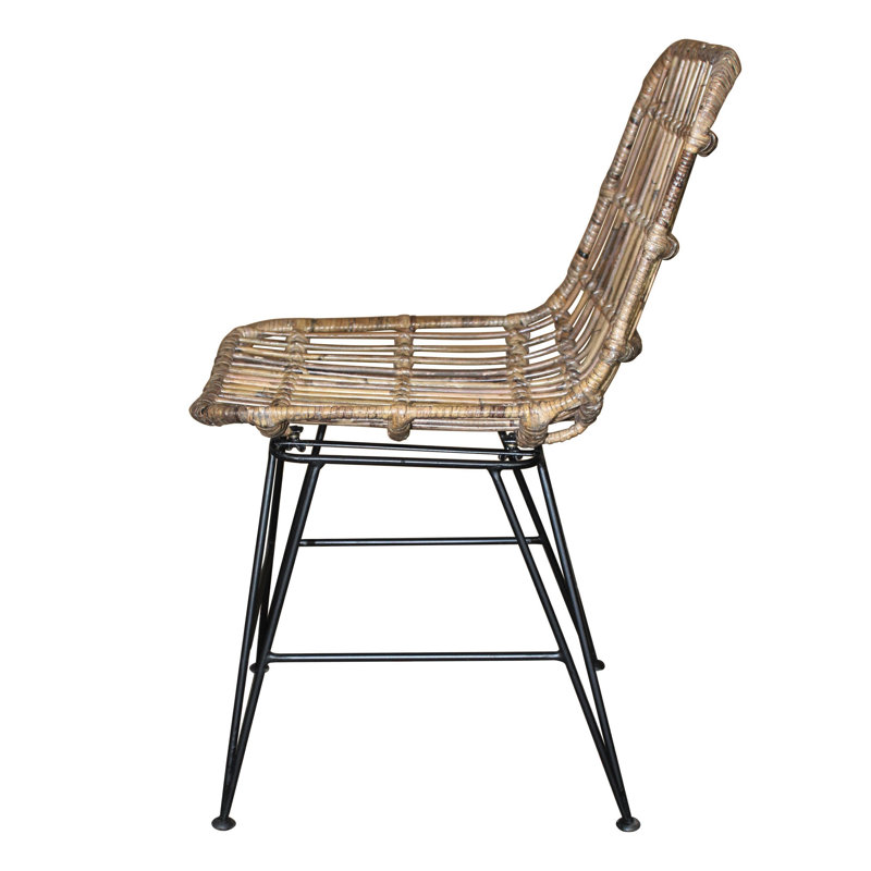 Chaise d'appoint Valetta, Brun
