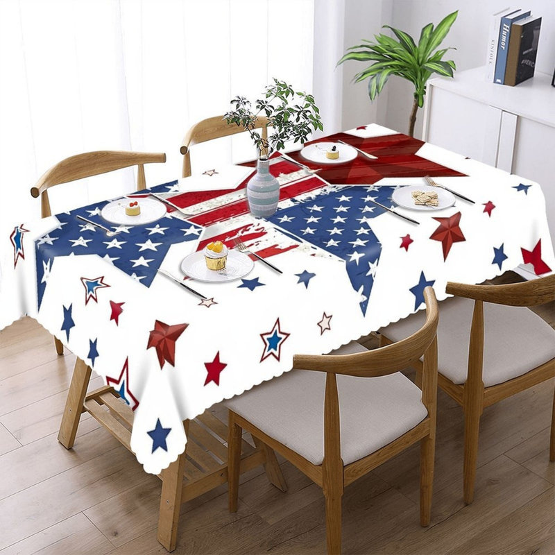 Nappe 3D festive drapeau des États-Unis 60 po x 120 po