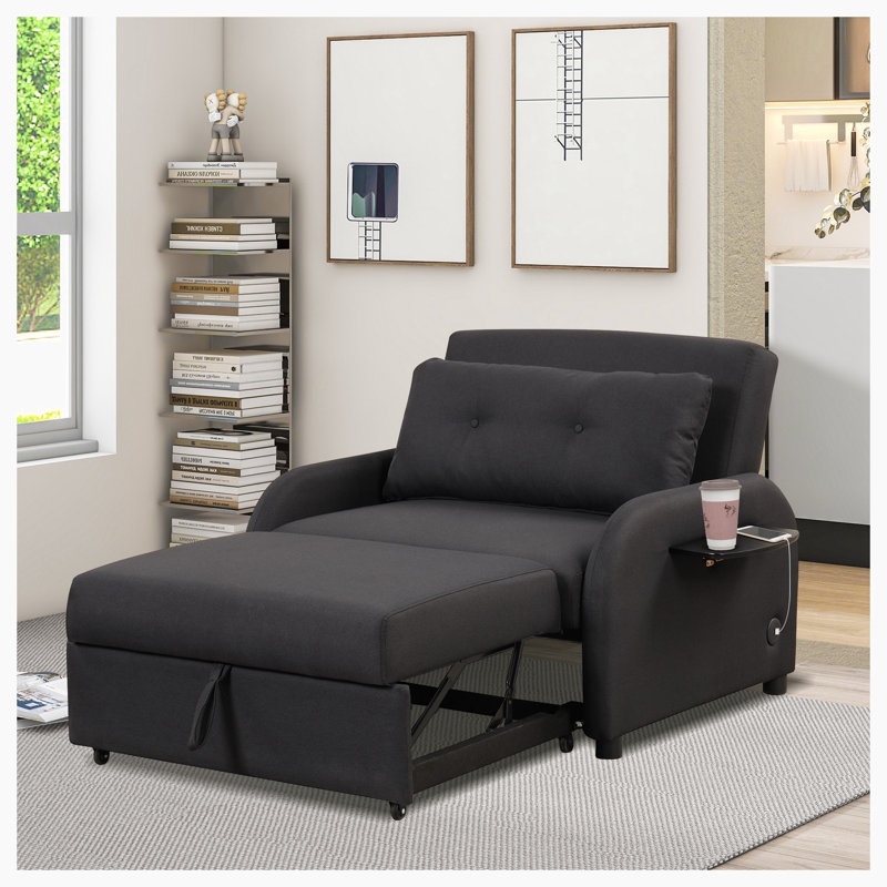 Lin Sarenac 41,5 po, 100 % lin gris