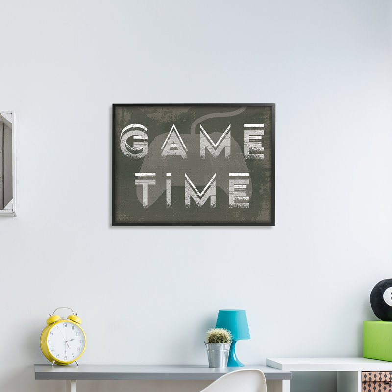 Jeu vidéo patiné, Giclée encadrée noir minuit, H 11 po x l 14 po