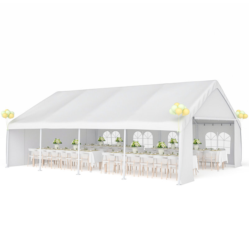 20 Ft. W x 26 Ft. D Metal Party Tent