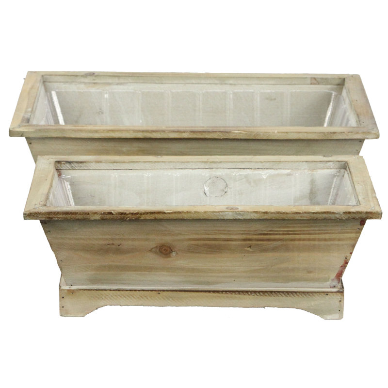 Pocola Wood Elevated Planter