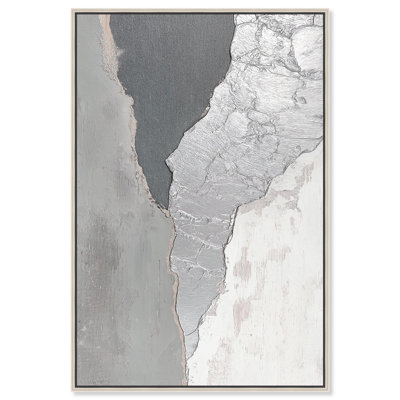 Chasm of Gray II Canvas Print Elegant Wall Decor by Art Remedy