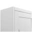 Armoire de rangement en métal blanc avec étagères réglables, armoire de rangement en acier de 180 cm de haut pour la cuisine, le bureau et le salon