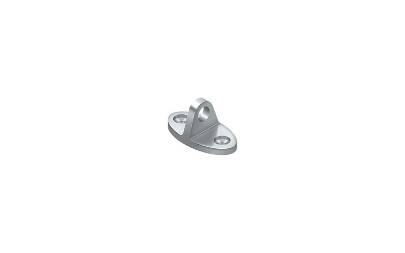 Deltana CHE4U15A Cabin Hook Eye for Contemporary in Antique Nickel, Polished Chrome