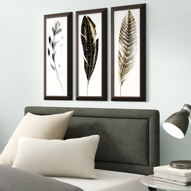 Altman Upholstered Headboard, Charcoal, Single (3')