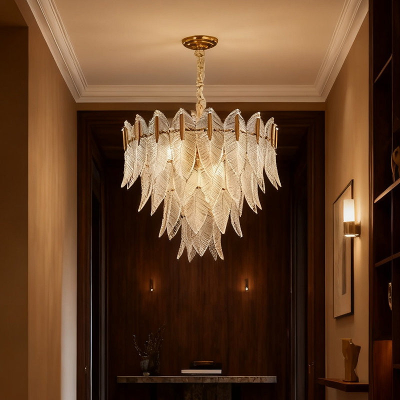 Lustre à gradateur à 9 lumières Modern Finsh