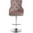 Bocana Swivel Upholstered Adjustable Height Counter Stool with Metal Frame-515751255-497997009