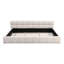 Lit rembourré moelleux en chenille avec motif damier-231849296