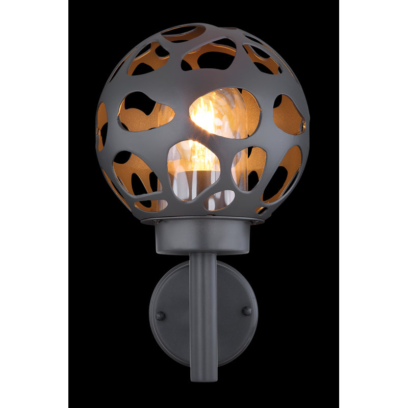 Corington Black Outdoor Wall Lantern
